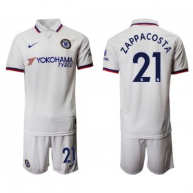 Chelsea Fodboldtrøjer ZAPPACOSTA 21 Børn Udebanesæt 2019/20 Kort ærmer